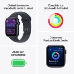 Apple Watch SE 3 GPS 44mm Midnight Aluminium Case with Midnight Sport Band - S/M - Imagen 3