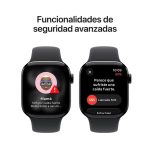 Apple Watch Series 11 GPS 42mm Jet Black Aluminium Case with Black Sport Band - S/M - Imagen 4