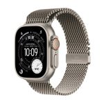 Apple Watch Ultra 3 GPS + Cellular 49mm Natural Titanium Case with Natural Titanium Milanese Loop - Medium