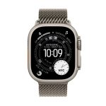 Apple Watch Ultra 3 GPS + Cellular 49mm Natural Titanium Case with Natural Titanium Milanese Loop - Medium - Imagen 2
