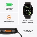 Apple Watch Ultra 3 GPS + Cellular 49mm Natural Titanium Case with Natural Titanium Milanese Loop - Medium - Imagen 3