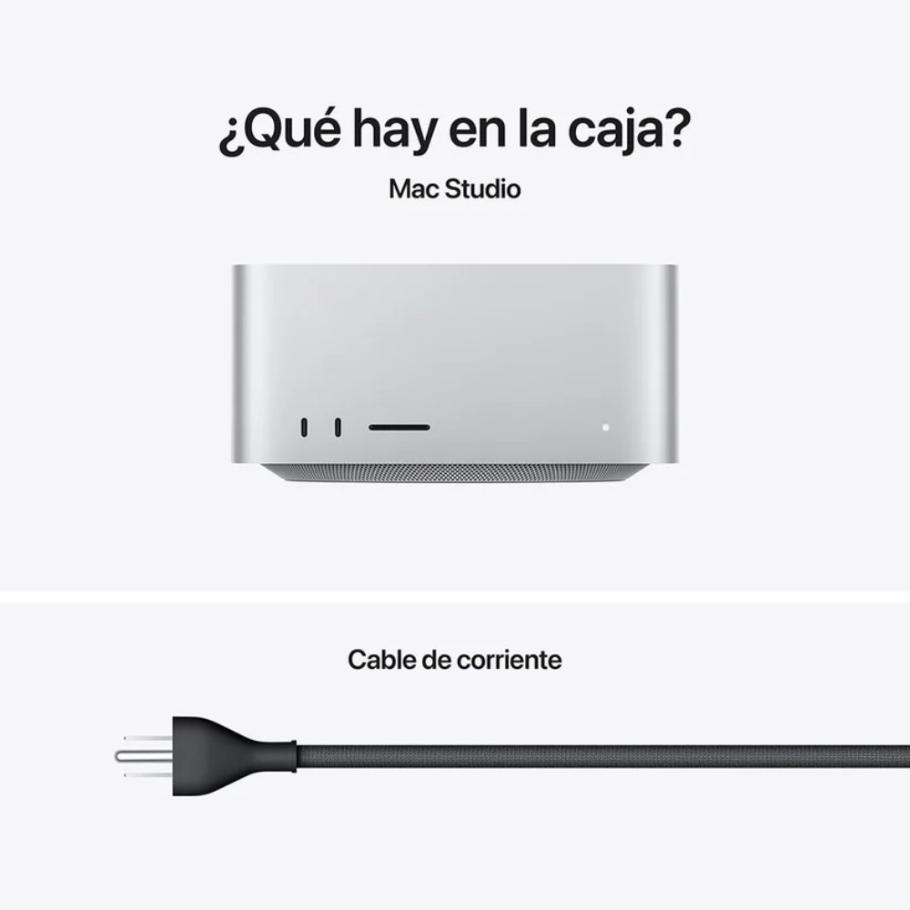 MU963LZA_3 Mac Studio: Apple M4 Max chip with 14-core CPU, 32-core GPU, 36GB, 512GB - Imagen 4