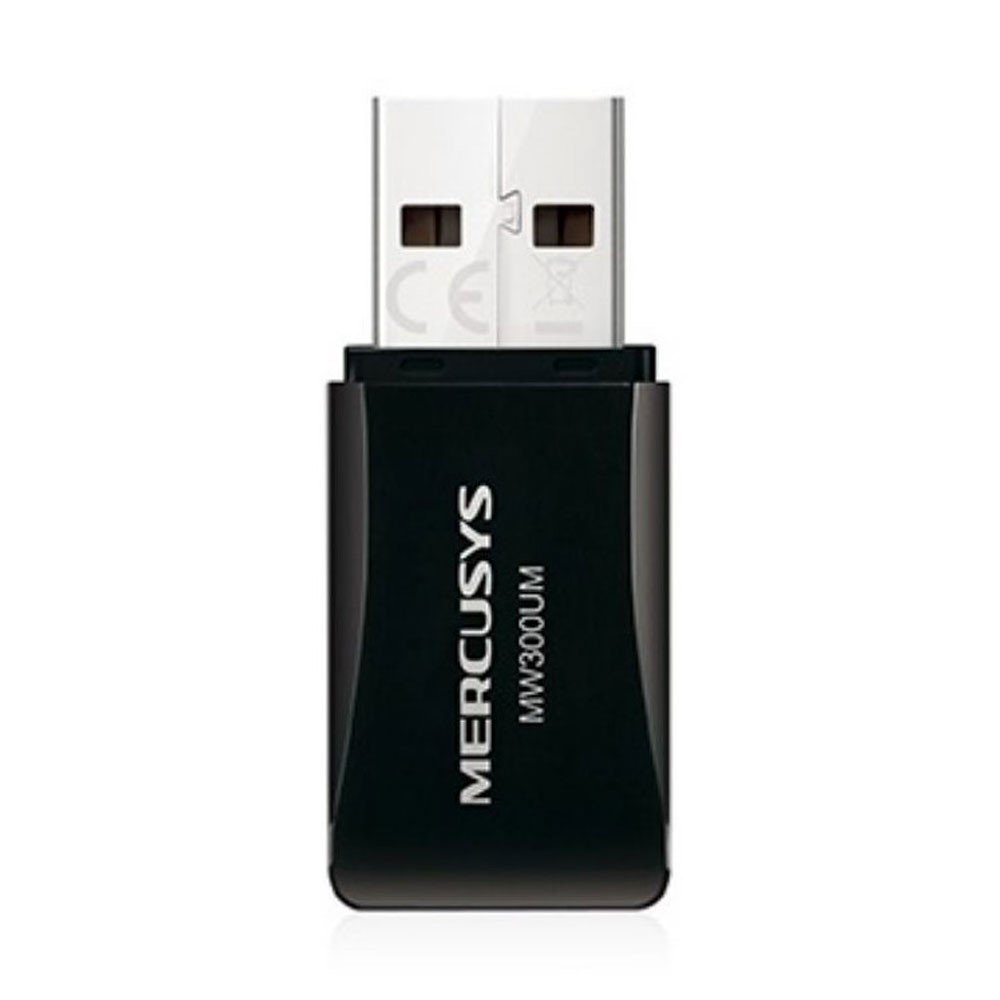 MW300UM_2 Adaptador Mini MERCUSYS USB 20 Inalámbrico de 300Mbps COLOR Negro - Imagen 3
