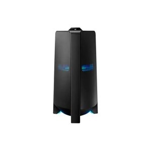 Torre de sonido Samsung, Sonido bidireccional (1.500 vatios), Diseño exclusivo, subwoofer integrado, Resistente a salpicaduras, Potenciador de bajos, Luces LED para fiesta, Conexión multiple de Bluetooth, Group Play