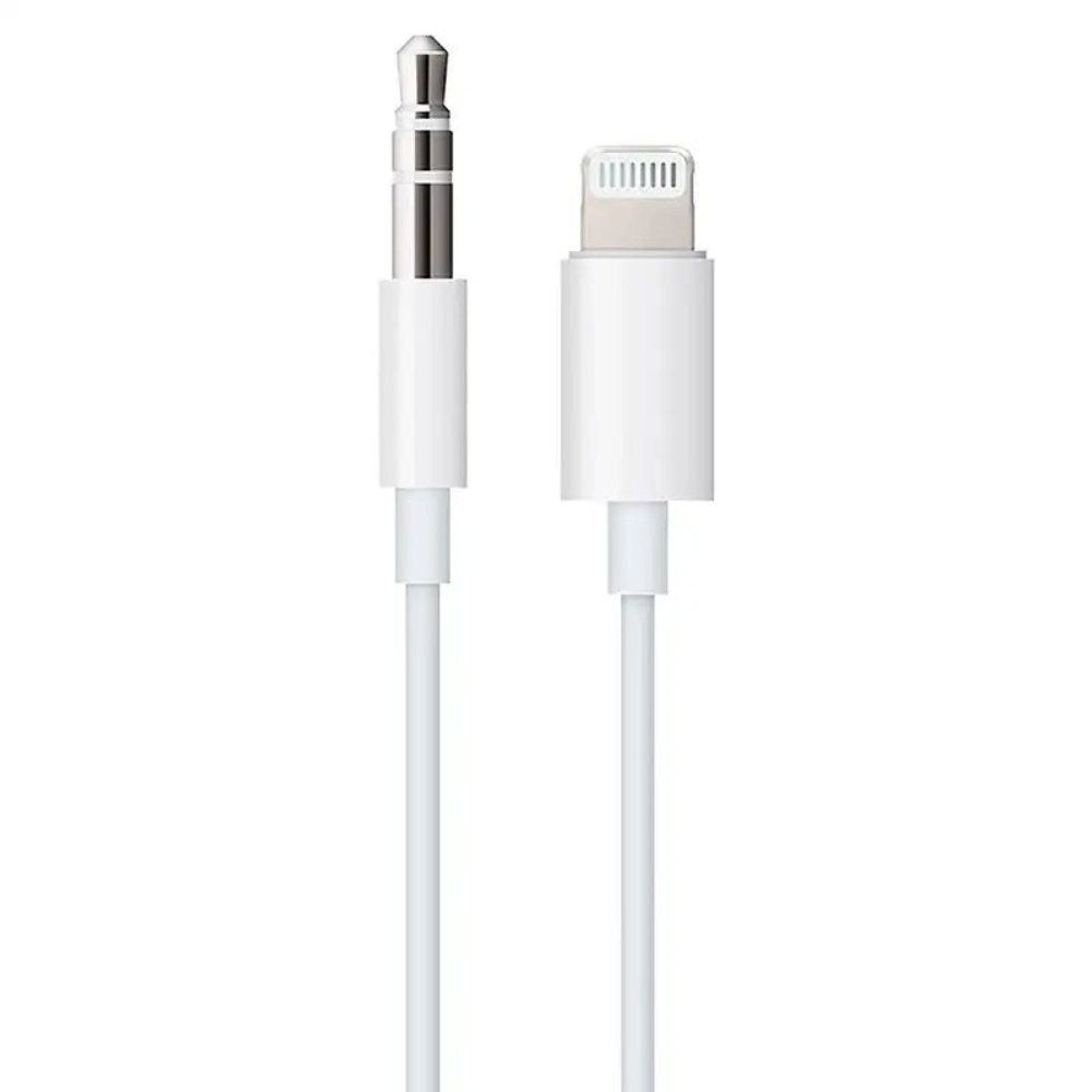 MXK22AMA Lightning to 3.5 mm Audio Cable (1.2m) - White - Imagen 1