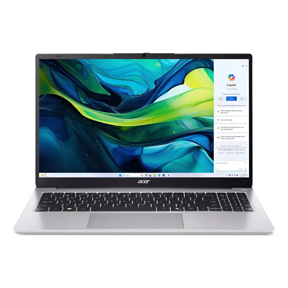 NX.D2MAL.001-2 Portatil Acer AL15-33P-37DG Ci3 N355 FHD 15 8GB 1slot DDR5/512SSD EXP A 16GB/Linux (ESHELL) Color Silver - Imagen 1