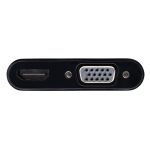 Adaptador EATON Convertidor Todo En Uno DisplayPort A VGA/HDMI COLOR Negro - Imagen 3