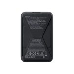 Power Bank Negra 10.000mAh magnetica, 1 Puerto tipo c entrada y salida - Imagen 2