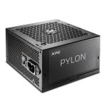 PYLON II, Negro, 80+, Bronce, No Modular, 750W, Soporta Tarjetas Gráficas NVIDIA RTX serie 50, ATX24x1, EPS 8x2, PCIE 6+2x2, 12v-2x6x1(450W), MOLEXx2, SATAx6, Capacitores TW de 105°C, 5 Años de Garantía