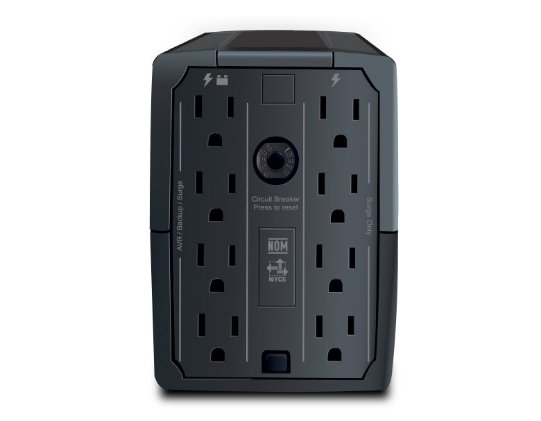 R-UPR1008_1 UPS CDP Interactiva, 1000VA/500W 8 Tomas - Imagen 2