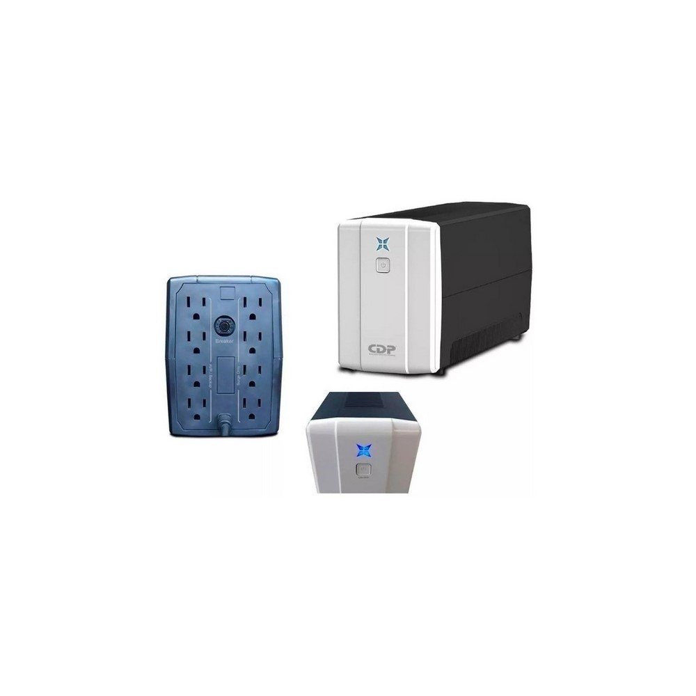 R-UPR20508_2 Ups CDP Interactiva 500VA/250W 8 Tomas COLOR Negro - Imagen 3