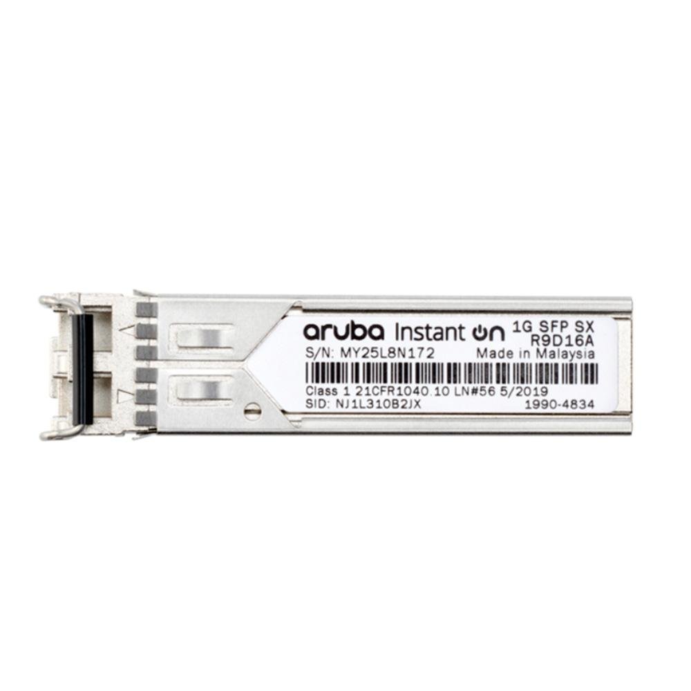 R9D16A Transceptor ARUBA IOn 1G SFP LC SX 500m MMF XCVR - Imagen 1