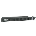 RS-1215-20T Barra de contactos Eaton Tripp Lite para instalación en rack 1U, 120V, 20A, L5-20P, 12 tomacorrientes (6 adelante, 6 atrás), cable de 4.57 m [15 pies] - Imagen 2