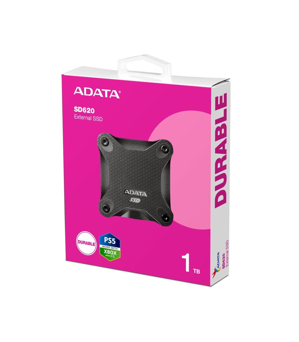 SD620-1TCBK_3 Memoria SSD ADATA Externa Antigolpes SD620 1TB Negro - Imagen 3
