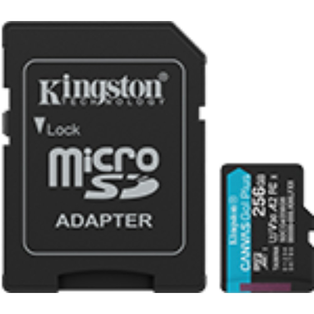 SDCG4256GB Memoria micro sd 256GB Canvas Go Plus Gen4 200MB/s A2 U3 V30 Card + Adapter - Imagen 1