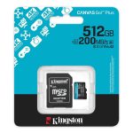 Memoria micro sd 512GB Canvas Go Plus Gen4 200MB/s A2 U3 V30 Card + Adapter - Imagen 3