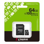 64GB microSDXC Canvas Select Plus Gen3 100MB/s A1 Card + Adapter - Imagen 3