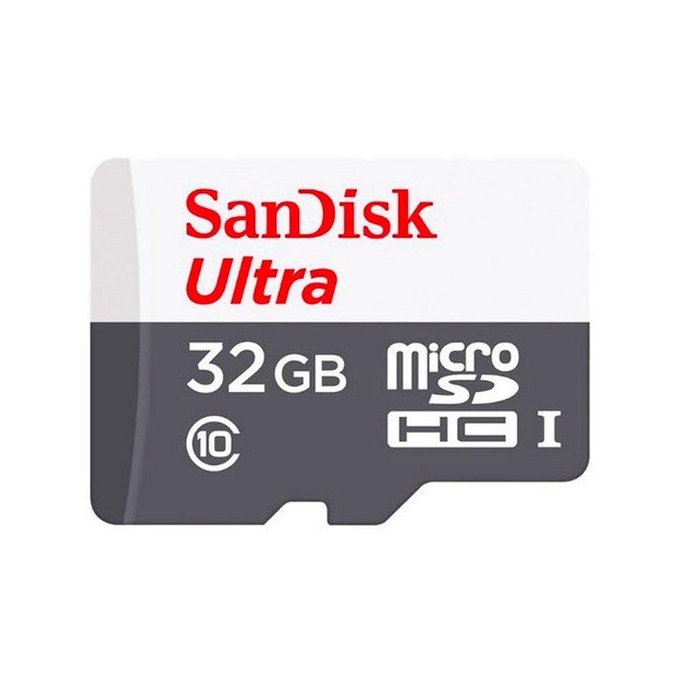 SDSQUNR-032G-GN3MA-1 Tarjeta micro SD SANDISK Ultra UHS-I 32GB Clase 10 COLOR Gris - Imagen 1