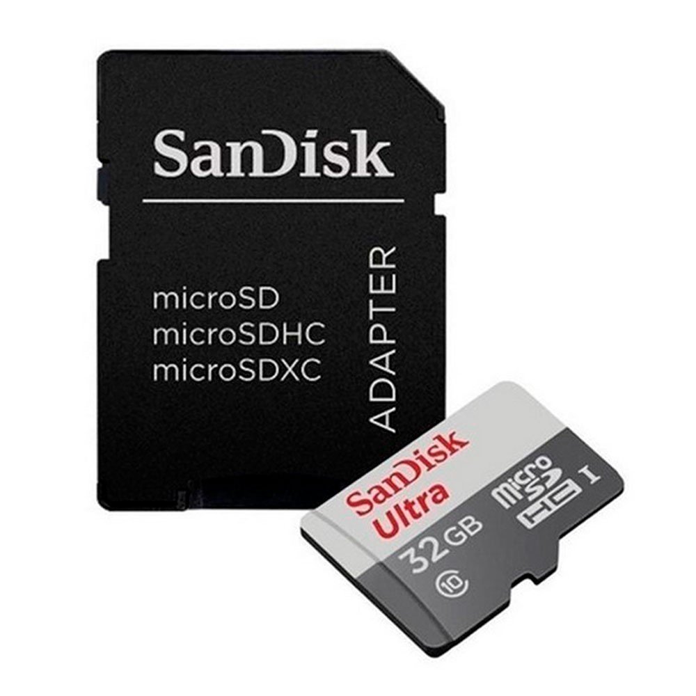 SDSQUNR-032G-GN3MA_2 Tarjeta micro SD SANDISK Ultra UHS-I 32GB Clase 10 COLOR Gris - Imagen 3