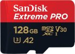 MicroSD SanDisk Extreme Pro UHS-I con adaptador 128GB