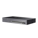 Switch administrable con 8 puertos Gigabit RJ45 PoE y 2 ranuras SFP, todos los puertos RJ45 admiten el estándar 802.3af / at (PoE +) con un presupuesto total de energía PoE de 150Watts y funciones útiles de administración de energía PoE. El conmutador proporciona un alto rendimiento, QoS de nivel empresarial, estrategias de seguridad útiles y funci - Imagen 3