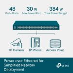 Switch TP-Link JetStream de 48 puertos PoE+ y 4 puertos SFP - Imagen 4