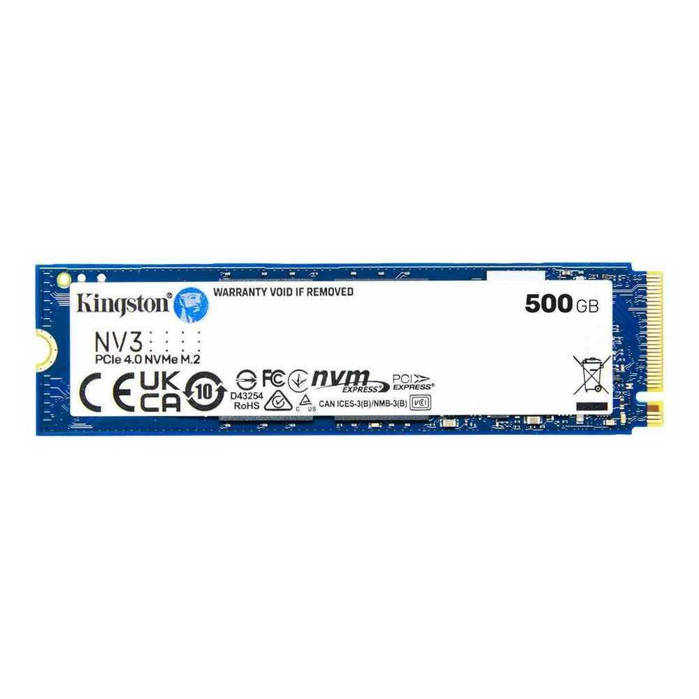 SNV3S500G-1 Unidad de estado solido ssd kingston 500G NV3 M.2 2280 PCIe 4.0 NVMe - Imagen 1