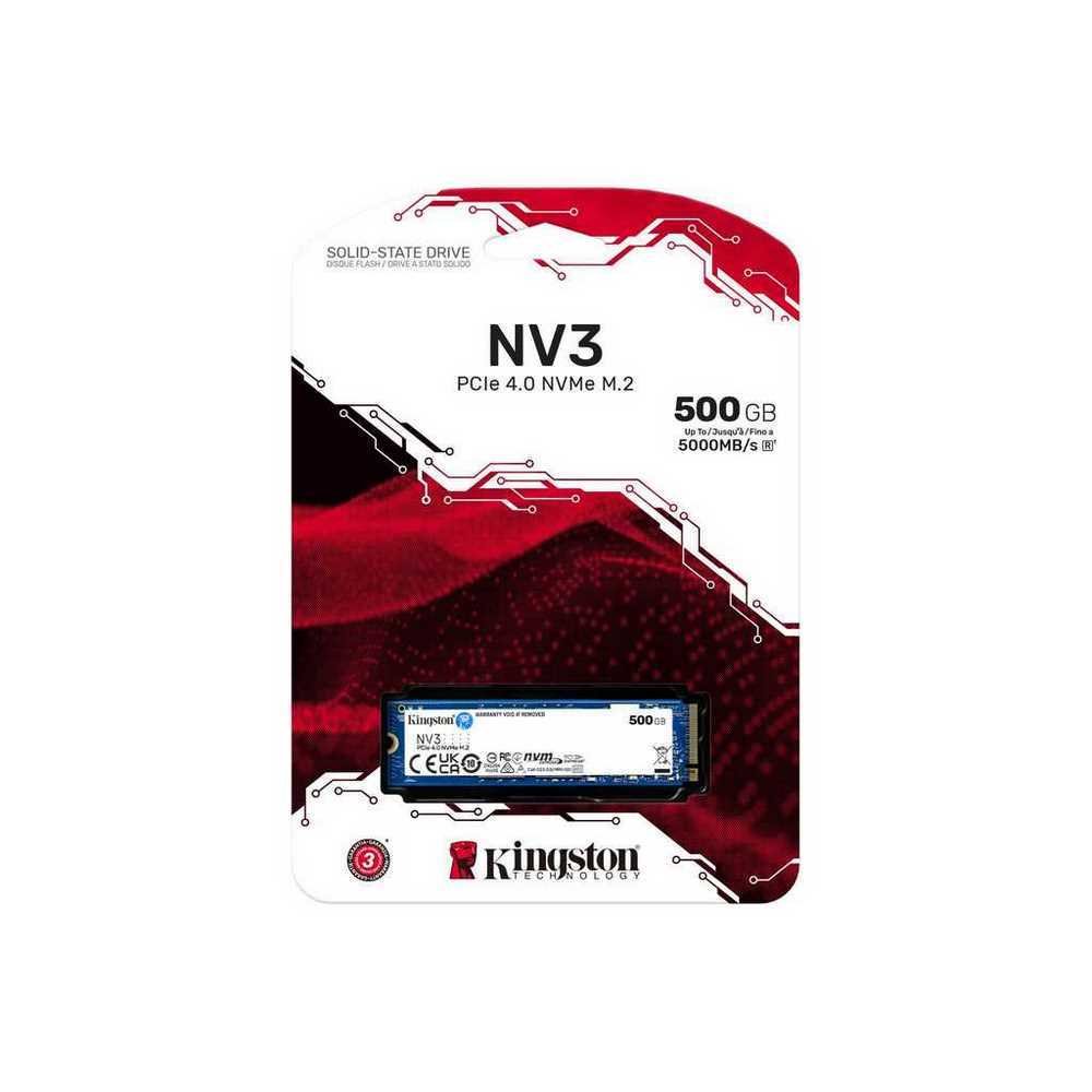 SNV3S500G_2 Unidad de estado solido ssd kingston 500G NV3 M.2 2280 PCIe 4.0 NVMe - Imagen 3