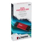 Unidad de estado solido Externo 2TB Dual USB-A/C 1050MB/s USB 3.2 - Imagen 2