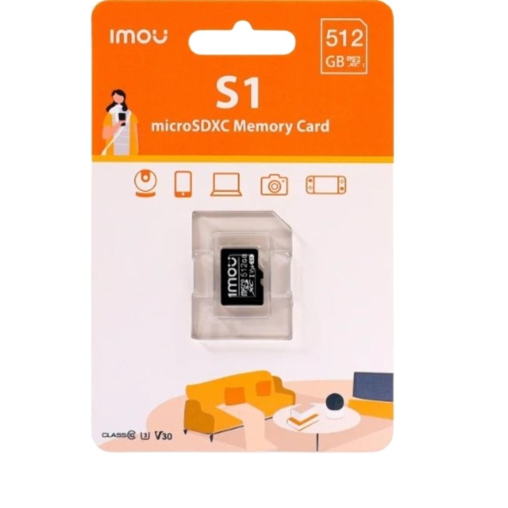 ST2-512-S1 Imou 512GB microSD Memory Card (S1) - Imagen 1