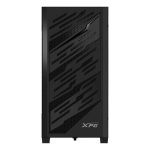 XPG STARKER AIR BTF, Negro, soporta placas base con diseño de conector inverso, Torre Media ATX, 2.5'' y 3.5'' pulgadas x2, I/O: USB-C x1, USB-A x2, Audio HD x1, control LED x1, Reinicio x1, Poder x1, Ventilador ARGB: 4 x Ventiladores de 120mm (Frontal x3, Trasero x1), Ventilador: (Trasero x1), 2 Años de Garantía - Imagen 3