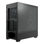 XPG STARKER AIR BTF, Negro, soporta placas base con diseño de conector inverso, Torre Media ATX, 2.5'' y 3.5'' pulgadas x2, I/O: USB-C x1, USB-A x2, Audio HD x1, control LED x1, Reinicio x1, Poder x1, Ventilador ARGB: 4 x Ventiladores de 120mm (Frontal x3, Trasero x1), Ventilador: (Trasero x1), 2 Años de Garantía - Imagen 4