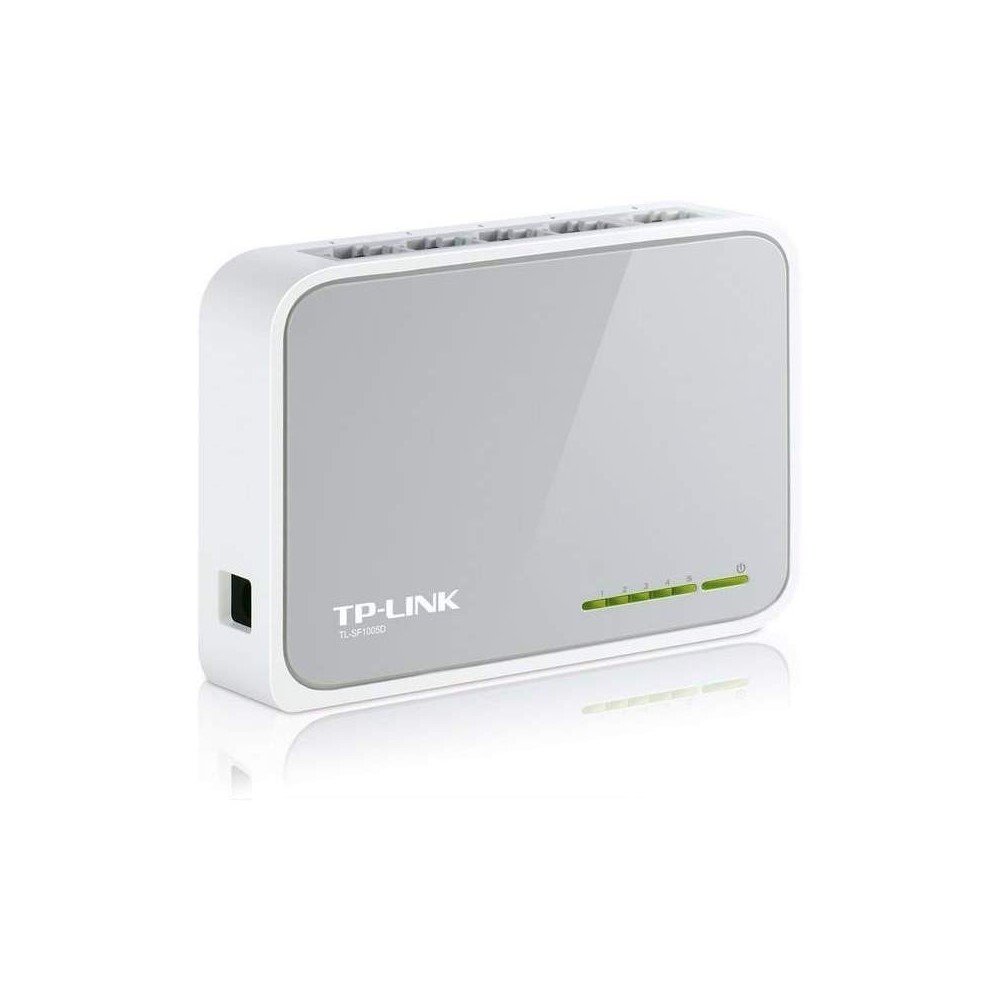 TL-SF1005D_1 Switch de Sobremesa TPLINK con 5 Puertos a 10/100 Mbps COLOR Blanco - Imagen 2