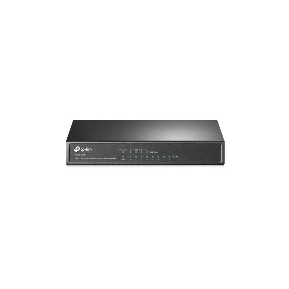 TL-SF1008P Switch PoE de escritorio Gigabit de 8 puertos - Imagen 1