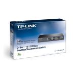 Switch TP-LINK NO administrable 24 puertos Fast Ethernet de Escritorio COLOR Negro - Imagen 3