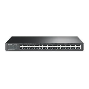 Switch TP-LINK NO Administrable 48 Puertos RJ45 10/100 Mbps Para Rack COLOR Negro