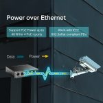 Switch TPLINK PoE de escritorio de 5 puertos - Imagen 3