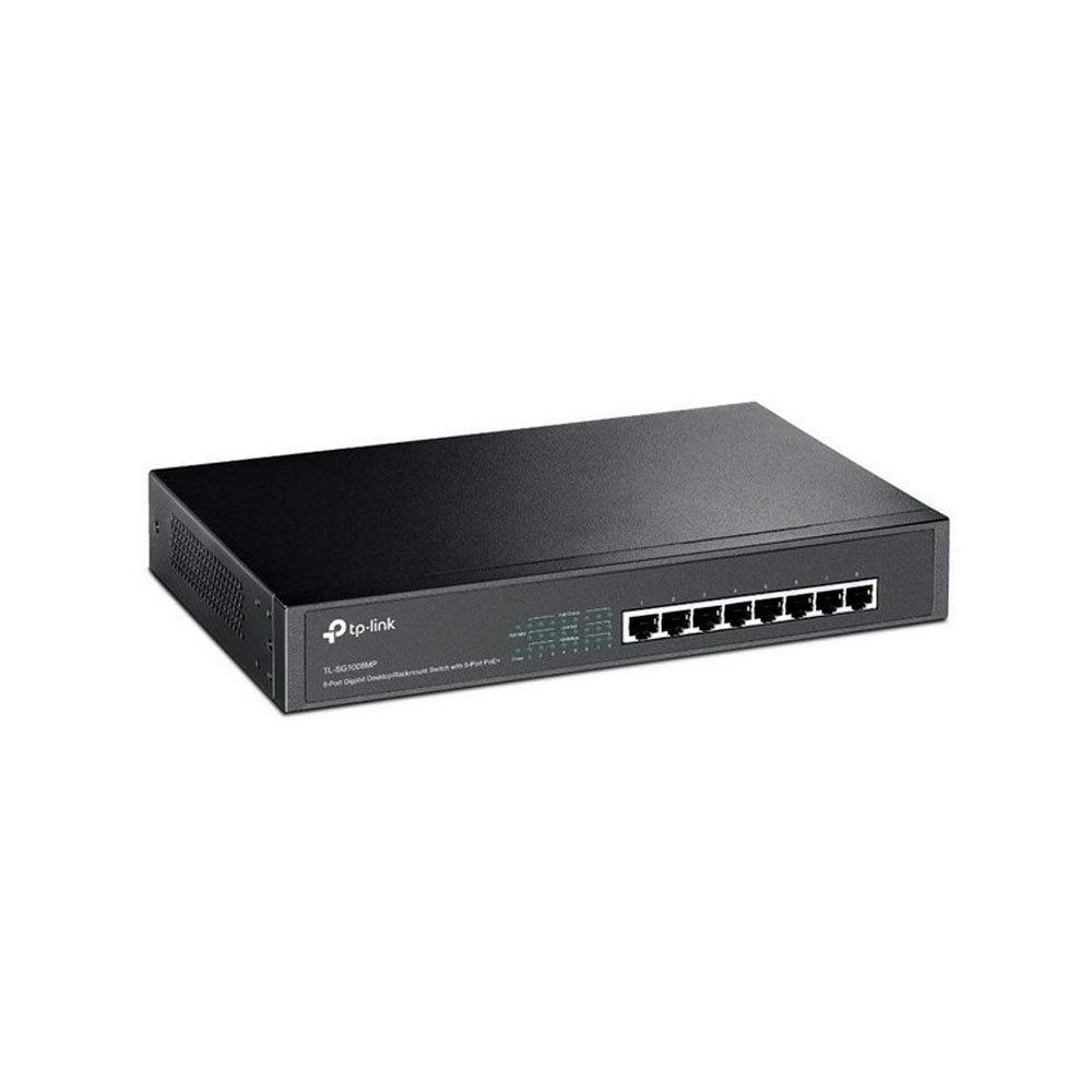 TL-SG1008MP_2 Switch TP-LINK PoE de 8 Puertos Gigabit COLOR Negro - Imagen 3