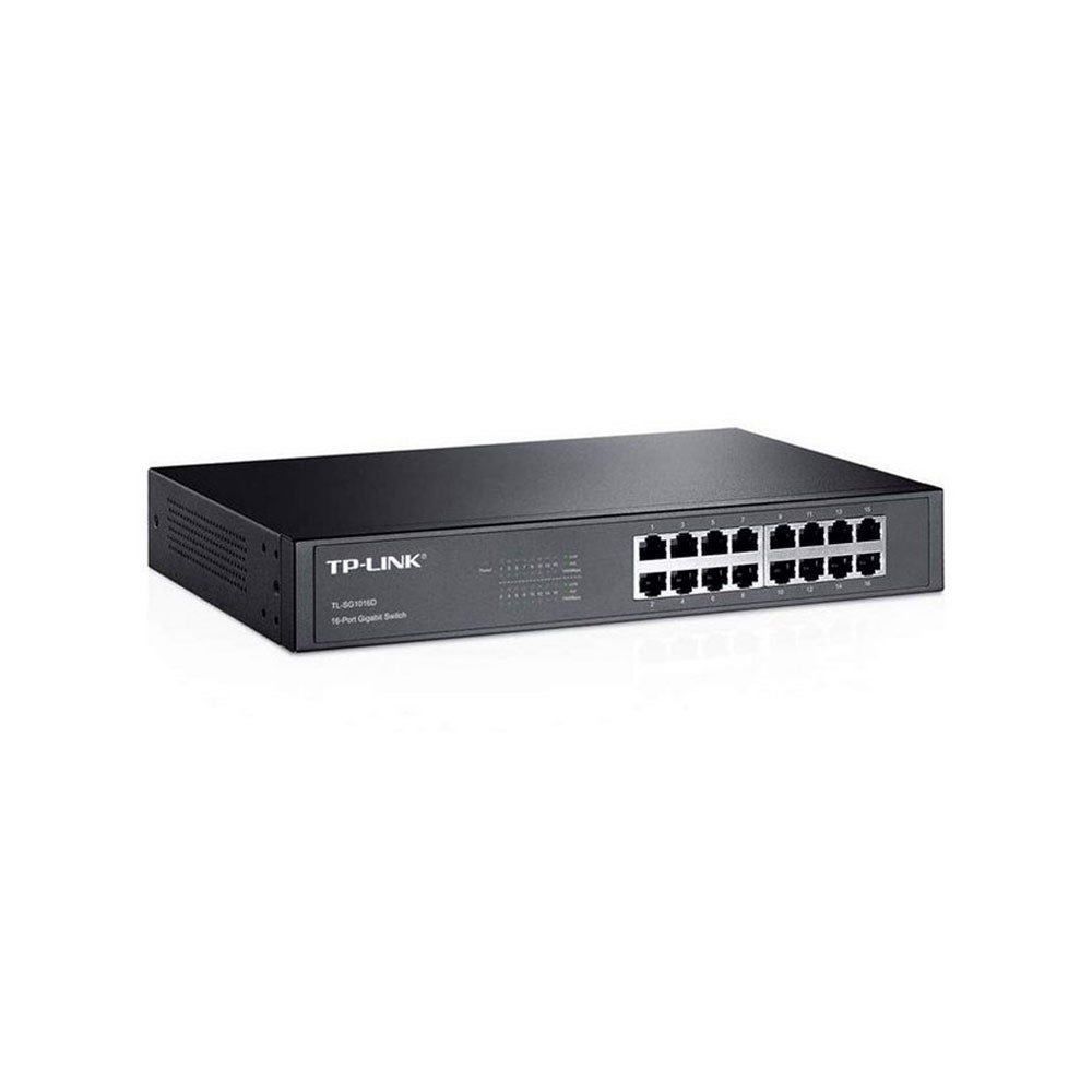 TL-SG1016D_1 Switch TP-LINK NO Administrable con Base de Montaje / de Escritorio de 16 Puertos Gigabit - Imagen 2