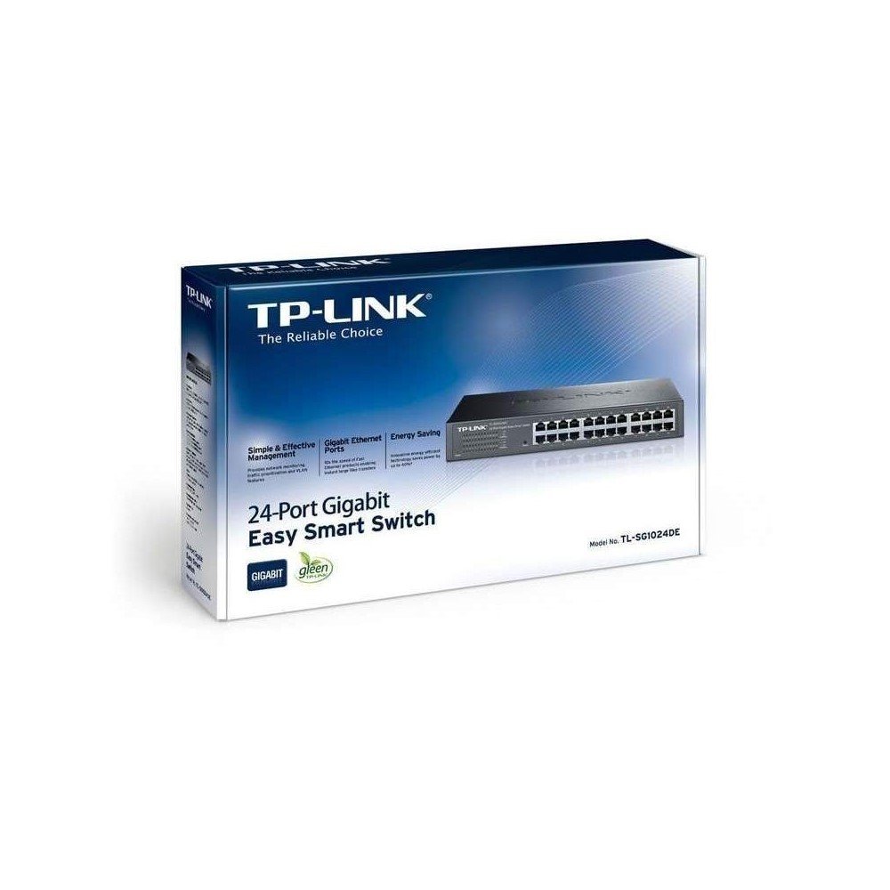 TL-SG1024DE_2 Switch TPLINK administrable de escritorio 24 puertos 10/100/1000 COLOR Negro - Imagen 3