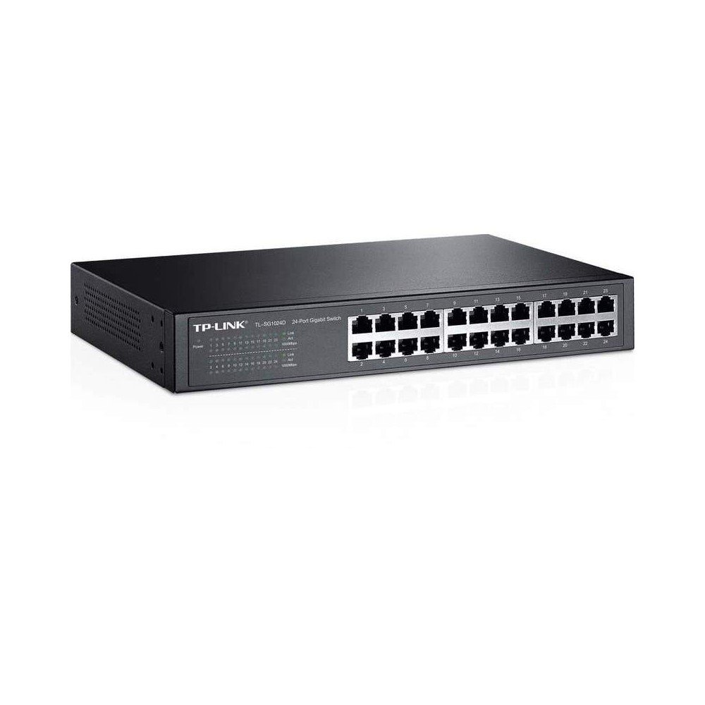 TL-SG1024D_2 Switch TPLINK Gigabit 24 Puertos 10/100/1000 Montaje En Escritorio / Rack - Imagen 3