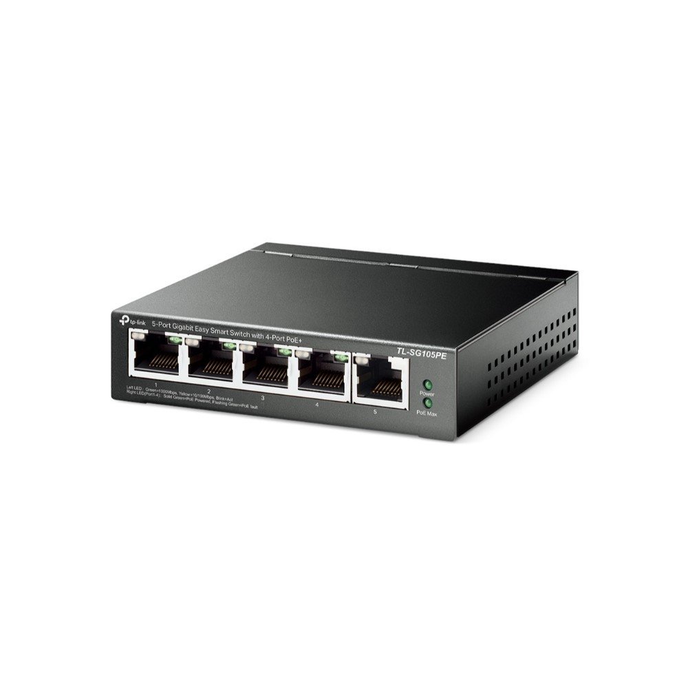 TL-SG105PE_1 Switch TPLINK administrable Gigabit de 5 puertos - Imagen 2