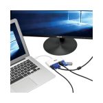 ADAPTADOR Multipuerto USB-C, VGA, Puerto USB-A, GbE, Carga PD, Blanco - Imagen 4