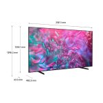 Televisor Samsung FLAT LED Smart TV 98 pulgadas Crystal UHD 4K  /3,840 x 2,160 / DVB-T2 / HDR /LAN/ WIFI 5/ Control remoto Solar / Soporte ajustable / Bluetooth 5.2 / Google Meet / Multi view/ AirPlay 2 / Bixby desde el control /modo ambiente/ Modo Juego/ HDMI x 4/ USB x2-A /abre y edita archivos de Office/ control de voz/Garantía 1 año, Ficha técn - Imagen 4