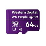 Tarjeta MicroSD WESTERN DIGITAL 64GB Para Cámaras de Seguridad COLOR Purpura - Imagen 2