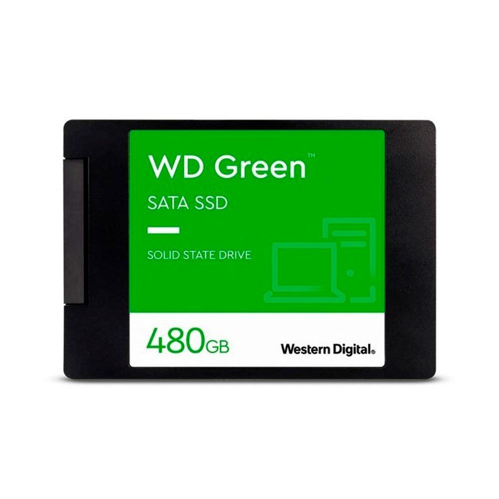 WDS480G3G0A-00BJG0_1 Disco WESTERN DIGITAL ssd Green 2.5 sata COLOR Negro - Imagen 2
